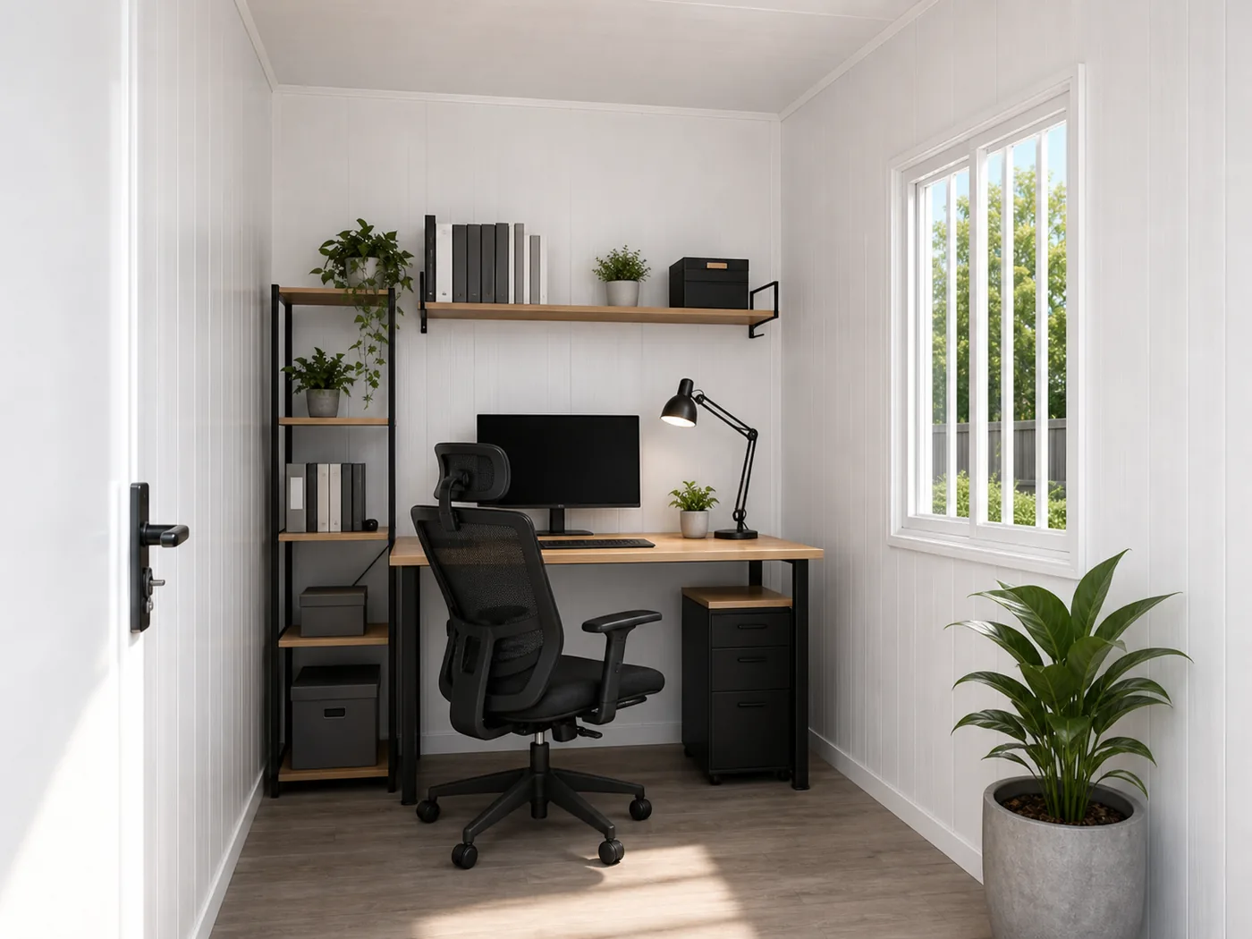 Office interior setup