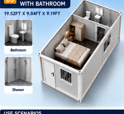 Standard room with bathroom concept